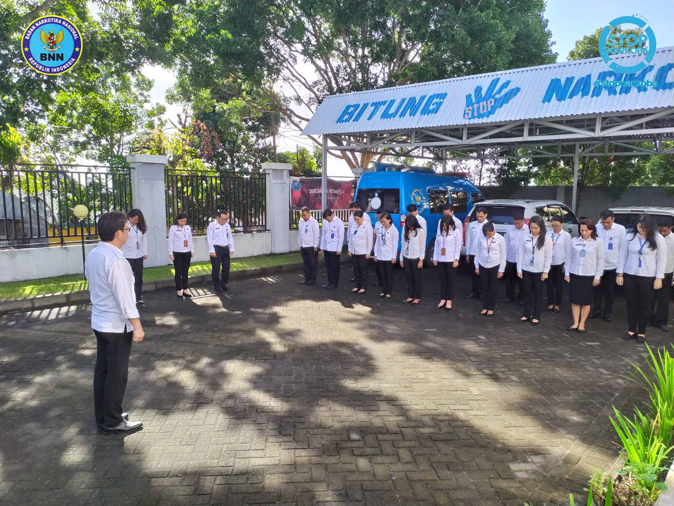APEL PERDANA TAHUN 2020 BADAN NARKOTIKA NASIONAL KOTA BITUNG