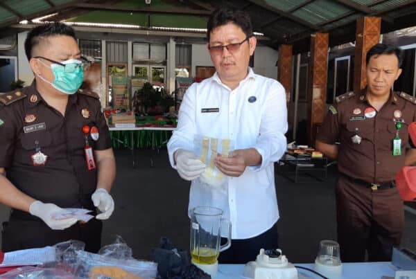 PEMUSNAHAN BARANG BUKTI DI KOTA BITUNG