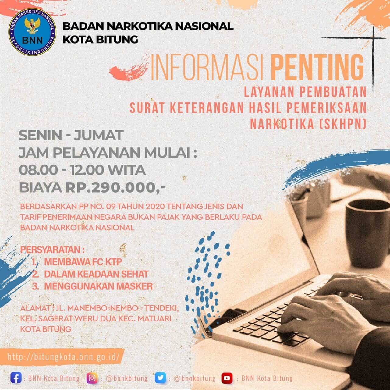 SURAT KETERANGAN BEBAS NARKOBA? Konsep Otomatis