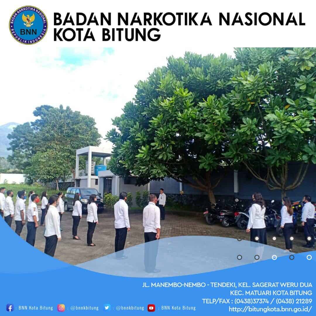 APEL PAGI BADAN NARKOTIKA NASIONAL KOTA BITUNG - 18 JANUARI 2021 APEL PAGI BADAN NARKOTIKA NASIONAL KOTA BITUNG – 18 JANUARI 2021