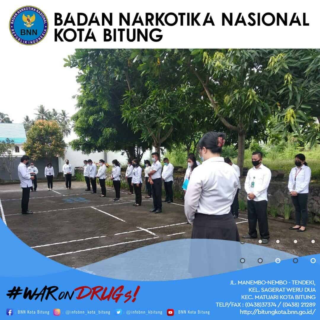 APEL PAGI BADAN NARKOTIKA NASIONAL KOTA BITUNG - 25 JANUARI 2021 APEL PAGI BADAN NARKOTIKA NASIONAL KOTA BITUNG – 25 JANUARI 2021