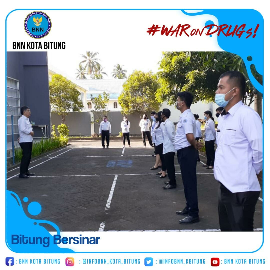 APEL PAGI BADAN NARKOTIKA NASIONAL KOTA BITUNG – 01 FEBRUARI 2021 APEL PAGI BADAN NARKOTIKA NASIONAL KOTA BITUNG – 01 FEBRUARI 2021
