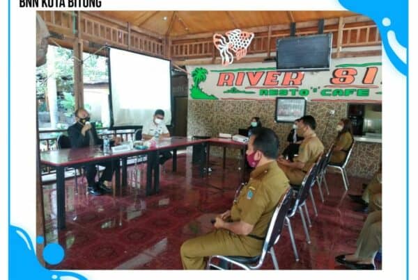 RAPAT KERJA PROGRAM PEMBERDAYAAN MASYARAKAT ANTI NARKOBA DAN PENANDATANGANAN PERJANJIAN KERJA PROGRAM P4GN - 16 FEBRUARI 2021