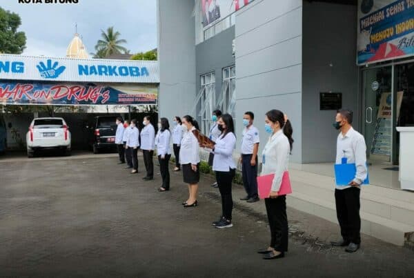 APEL PAGI BADAN NARKOTIKA NASIONAL KOTA BITUNG – 23 AGUSTUS 2021