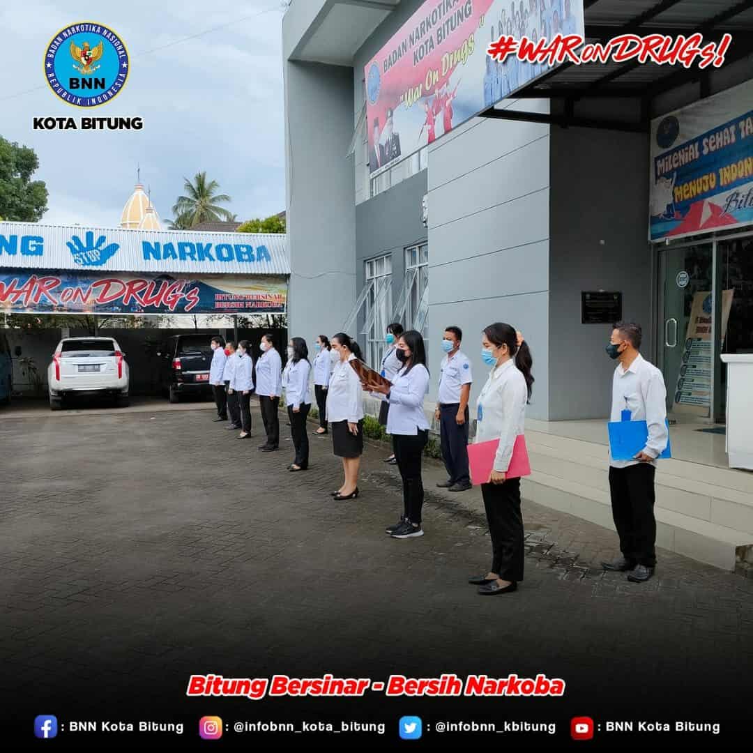 APEL PAGI BADAN NARKOTIKA NASIONAL KOTA BITUNG – 23 AGUSTUS 2021 APEL PAGI BADAN NARKOTIKA NASIONAL KOTA BITUNG – 23 AGUSTUS 2021