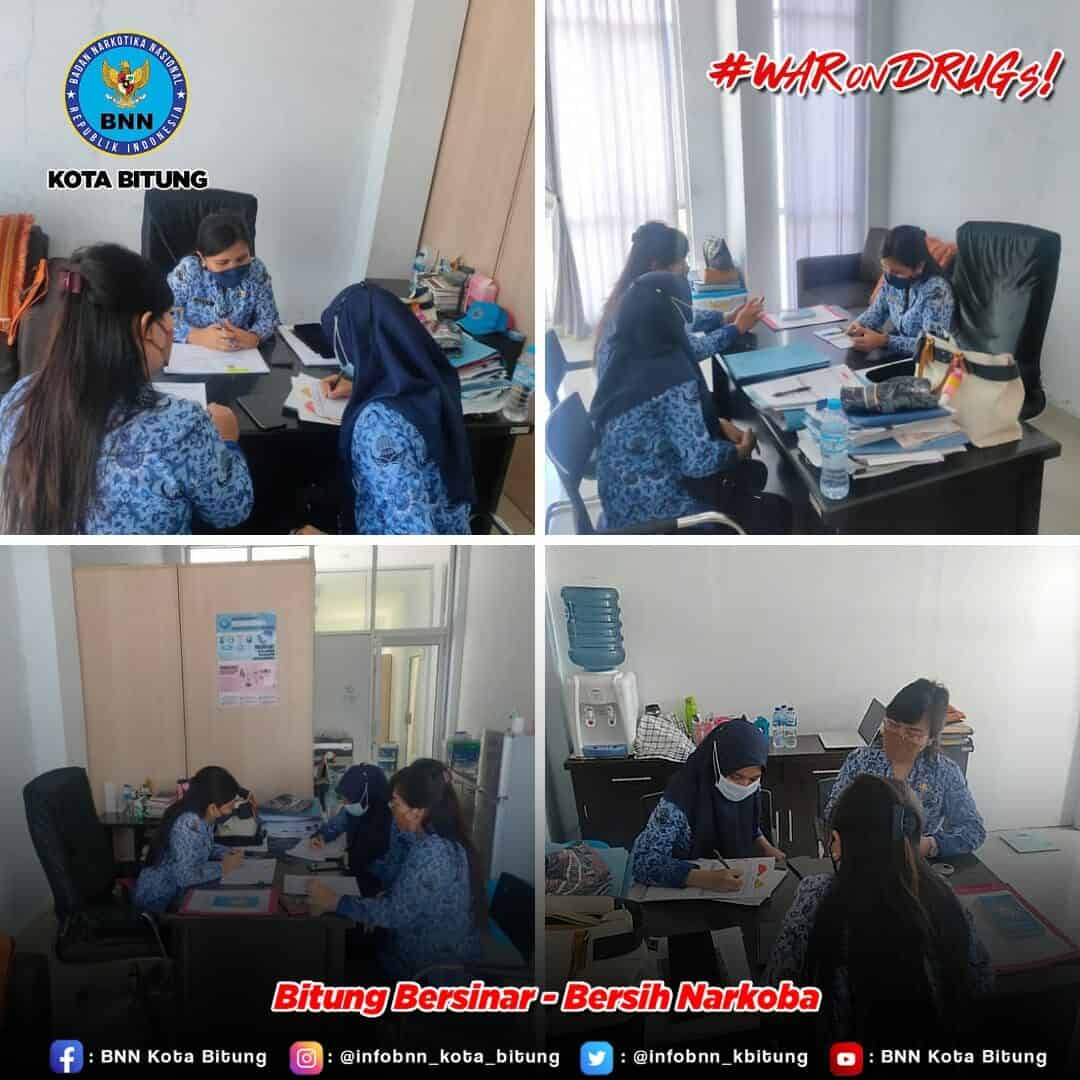 Monitoring Evaluasi Standar Pelayanan dari Bidang Rehabilitasi BNN Provinsi SULUT Konsep Otomatis