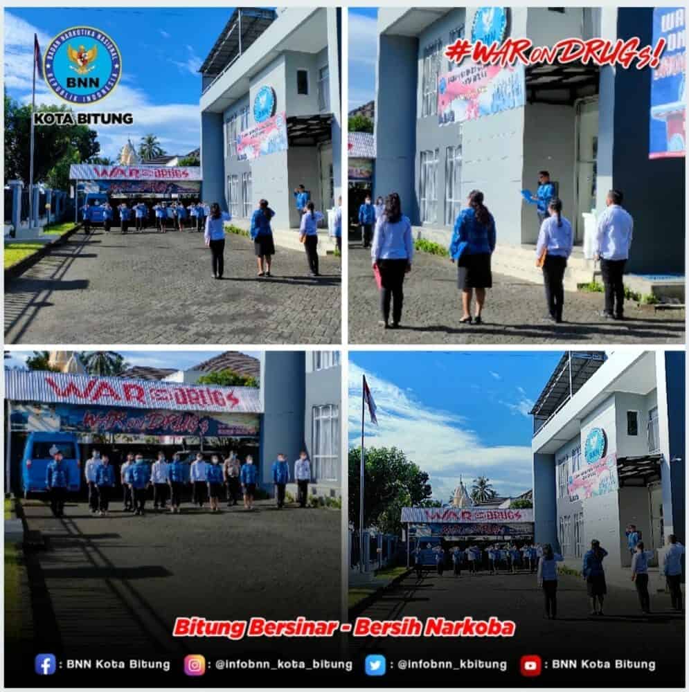 Apel Pagi Lingkungan BNN Kota Bitung