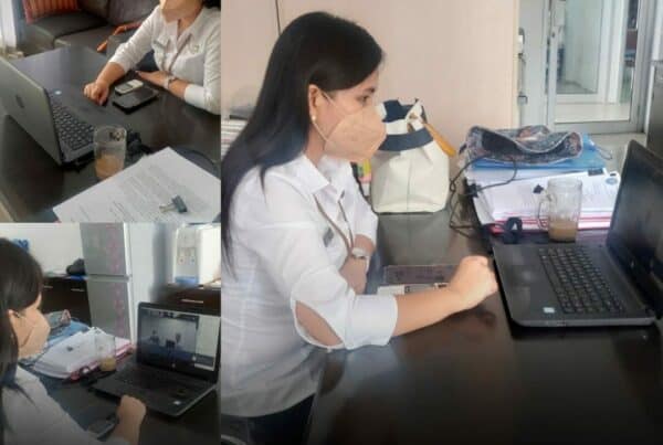 Mengikuti Virtual Evaluasi Unit IBM