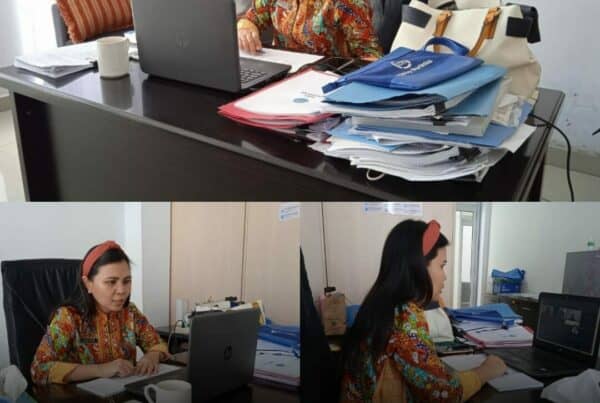 Mengikuti Virtual Evaluasi Unit IBM