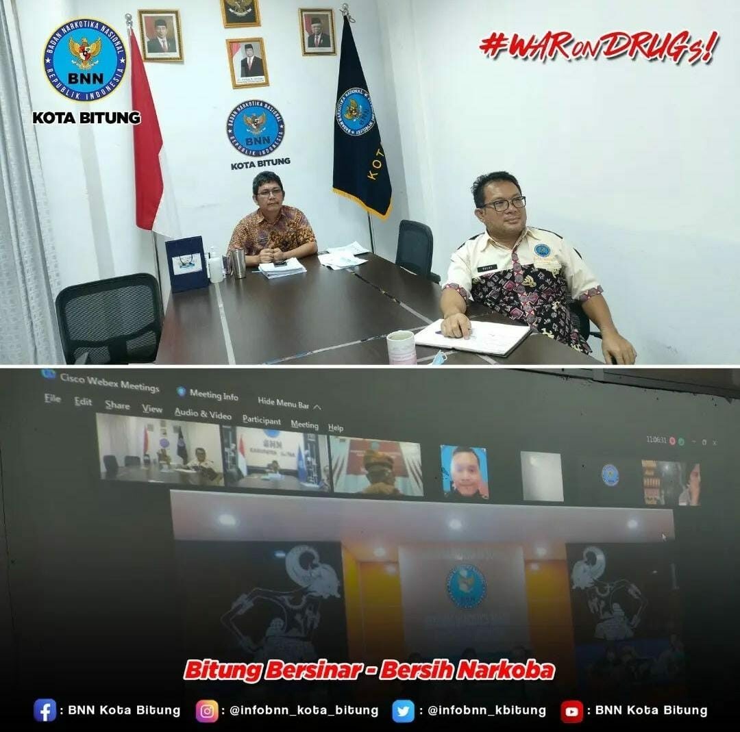 Mengikuti Rapat Virtual Hasil Koordinasi antar Kedeputian mengenai Desa Bersinar Konsep Otomatis