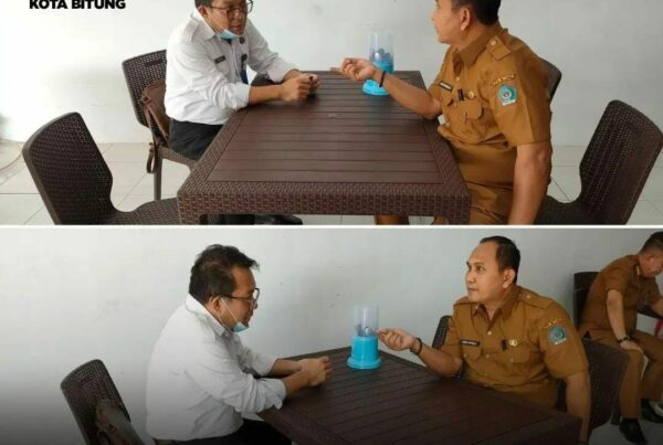 Koordinasi dengan Kepala Bidang Ormas Badan Kesatuan Bangsa dan Politik Kota Bitung dalam rangka Pembentukan Desa/Kelurahan Bersih Narkoba