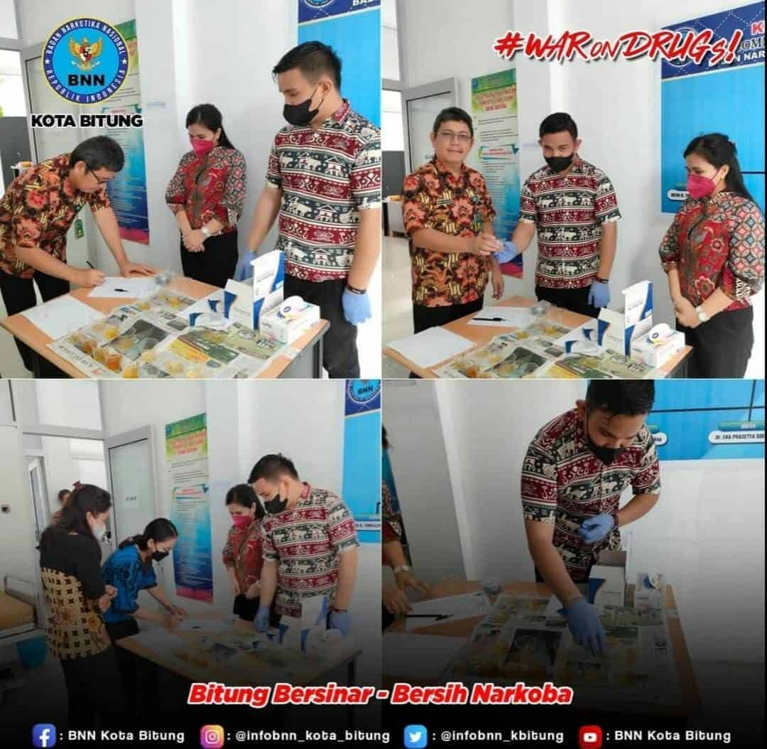 Pemeriksaan Urine kepada Seluruh Staf Pegawai BNN Kota Bitung Konsep Otomatis