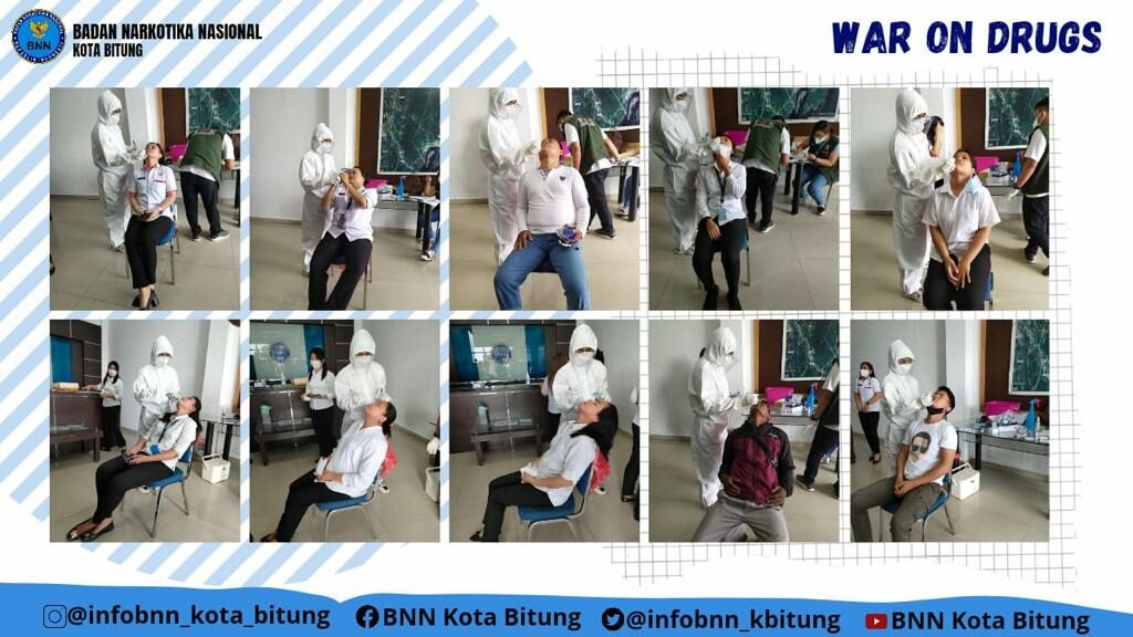 Melaksanakan Pemeriksaan Rapid Antigen Kepada Seluruh Pegawai di Lingkungan BNN Kota Bitung Konsep Otomatis
