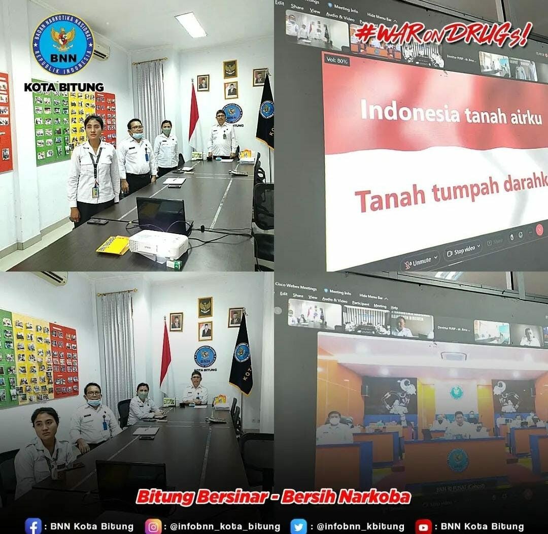 Koordinasi Kegiatan Menggelorakan Lagu Mars BNN di Radio Gita Lestari Konsep Otomatis