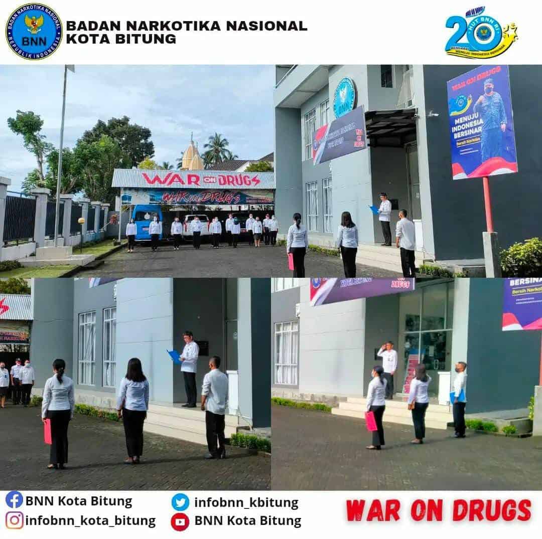 Apel Pagi di Lingkungan BNN Kota Bitung Konsep Otomatis