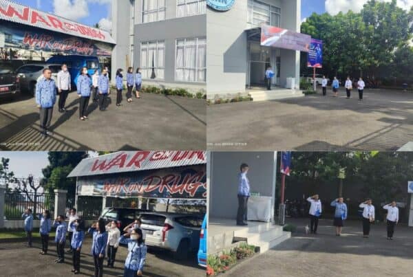 Melaksanakan Apel Pagi Lingkungan BNN Kota Bitung Konsep Otomatis