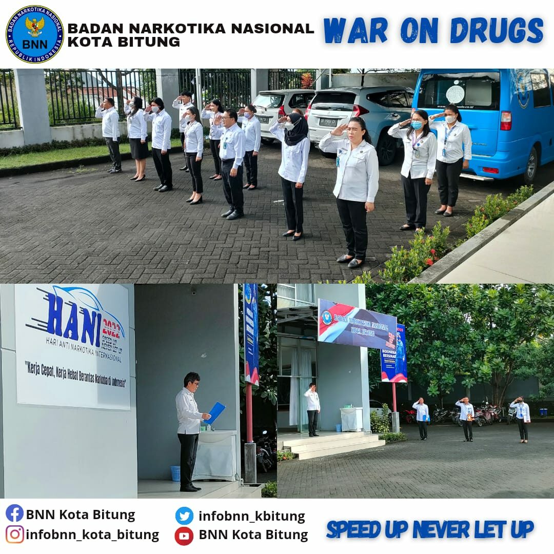 Apel Pagi Lingkungan BNN Kota Bitung Melaksanakan Apel Pagi Lingkungan BNN Kota Bitung
