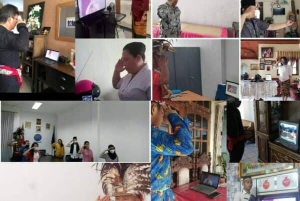 Mengikuti Upacara Peringatan Hari Lahir Pancasila Tahun 2022 secara virtual
