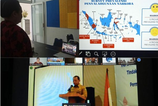 Menerima Kunjungan dari BNNP dalam rangka Monitoring dan evaluasi realisasi anggaran dan capaian output serta sosialisasi IKPA dan NKA