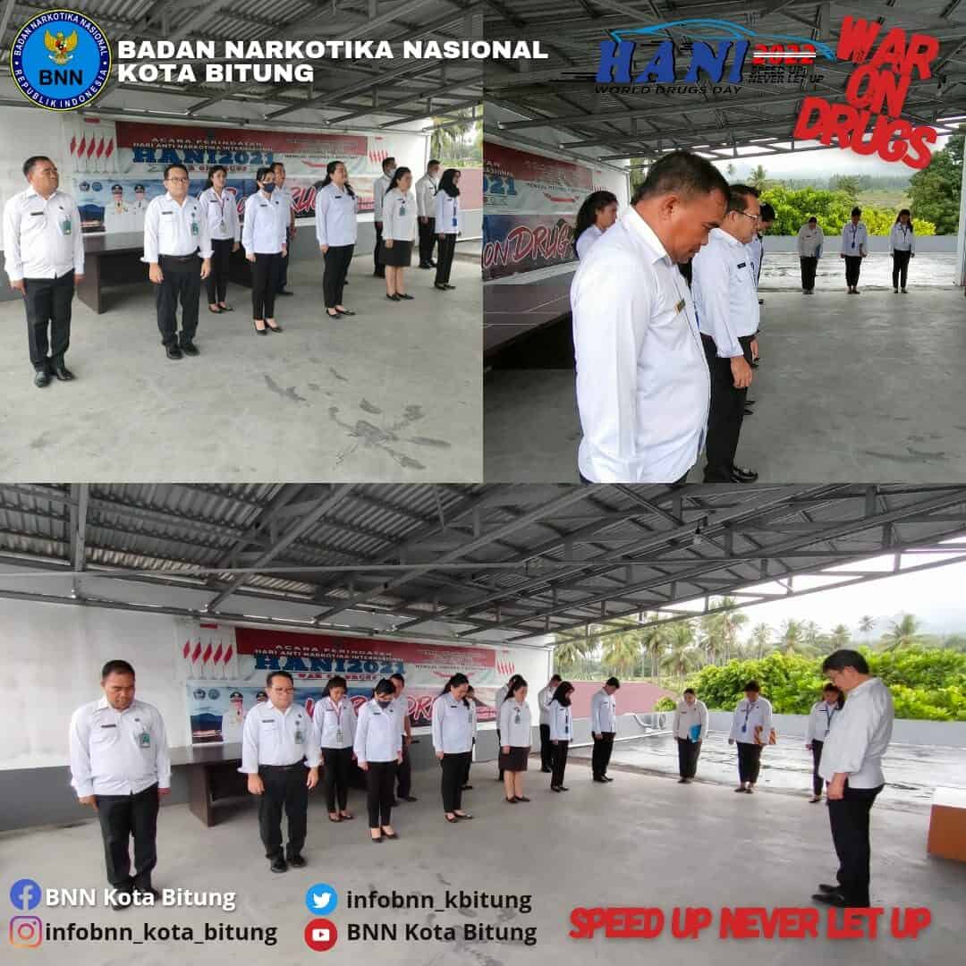 Pelaksanaan Apel Pagi Lingkungan BNN Kota Bitung Konsep Otomatis