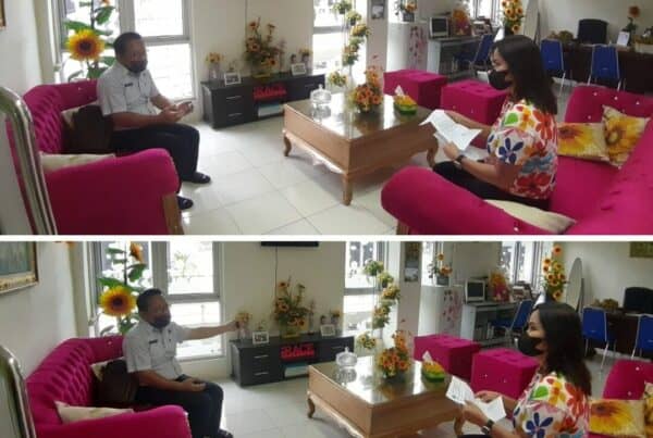 BNN Kota Bitung berkoordinasi dengan Dinas Pemberdayaan Perempuan dan Perlindungan Anak terkait Giat Remaja Teman Sebaya Anti Narkoba Konsep Otomatis