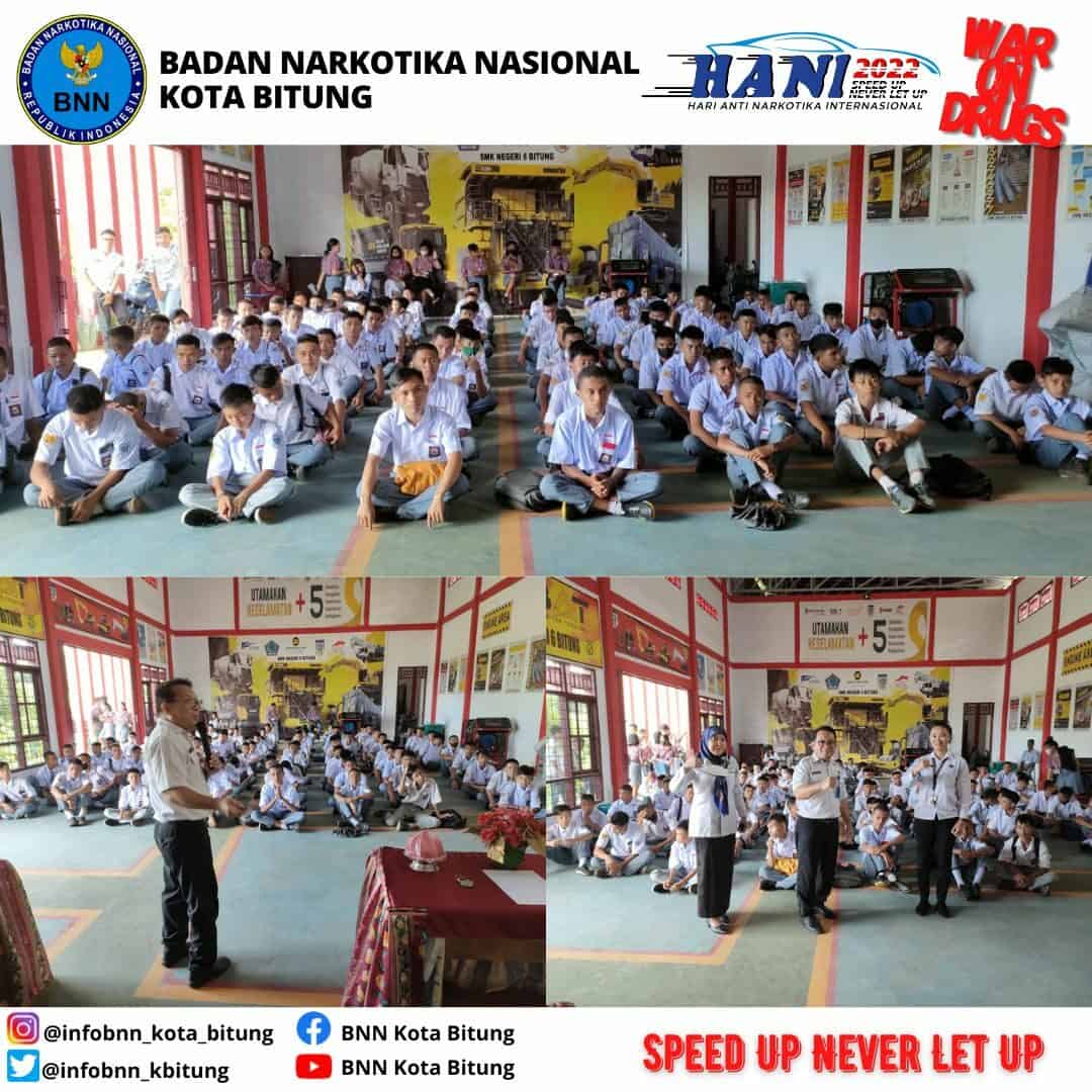 Pelaksanaan Sosialisasi War On Drugs Kepada Siswa Baru SMK N6 Kota Bitung dalam Masa Pengenalan Lingkungan Sekolah (MPLS) Konsep Otomatis