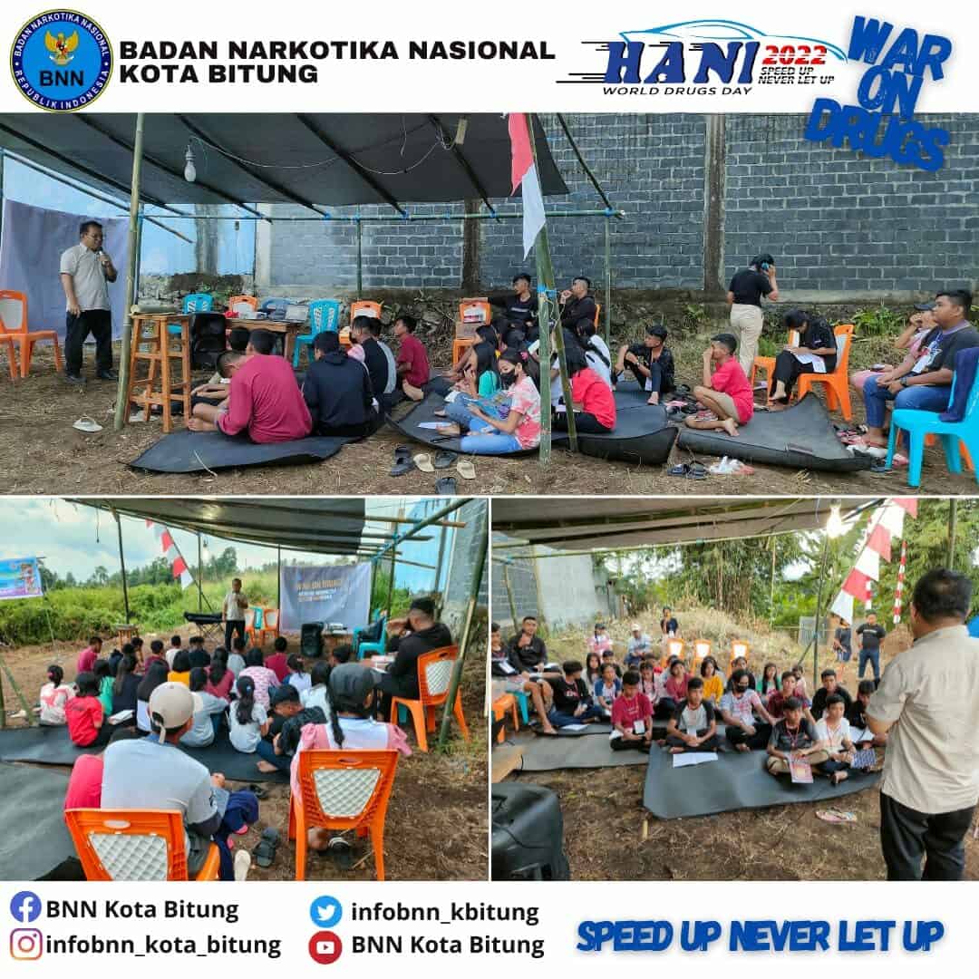 Pelaksanaan Sosialisasi 'War On Drugs' Kepada Peserta Perkemahan Kreatif Remaja GMIM Bukit Sinai Wangurer Timur Konsep Otomatis