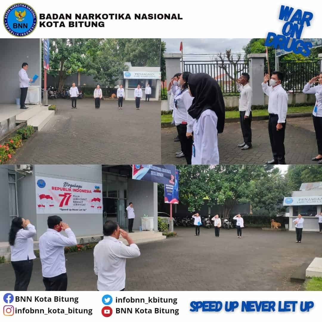 Apel Pagi Lingkungan BNN Kota Bitung Apel Pagi Lingkungan BNN Kota Bitung