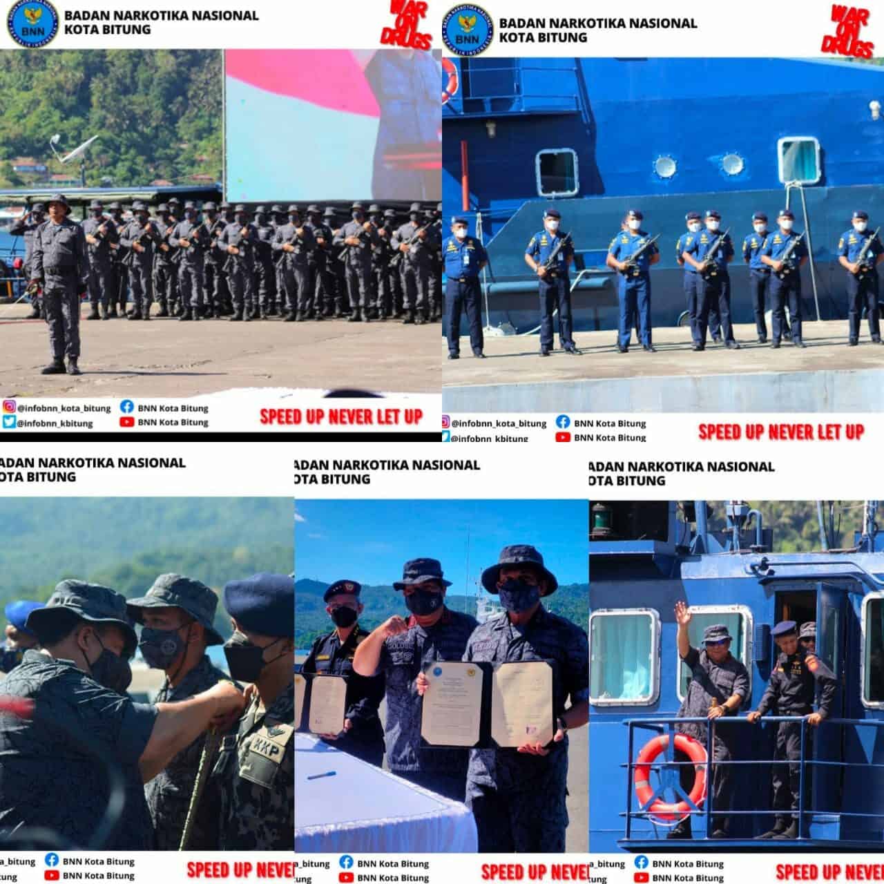 Upacara Pembukaan Operasi Laut Interdiksi Terpadu, Gempur Narkoba Bersama (PURNAMA) Upacara Pembukaan Operasi Laut Interdiksi Terpadu, Gempur Narkoba Bersama (PURNAMA)