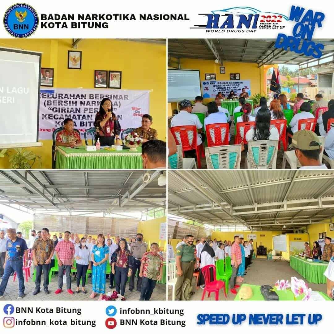 Sosialisasi & Pelantikan Pengurus serta Anggota Kelurahan Bersinar (Bersih Narkoba) Girian Permai Kota Bitung Konsep Otomatis