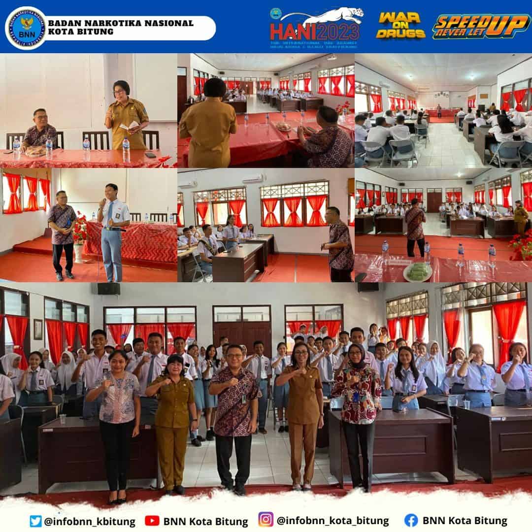 Penyebarluasan Informasi dan Edukasi melalui Tatap Muka di SMK Negeri 1 Bitung