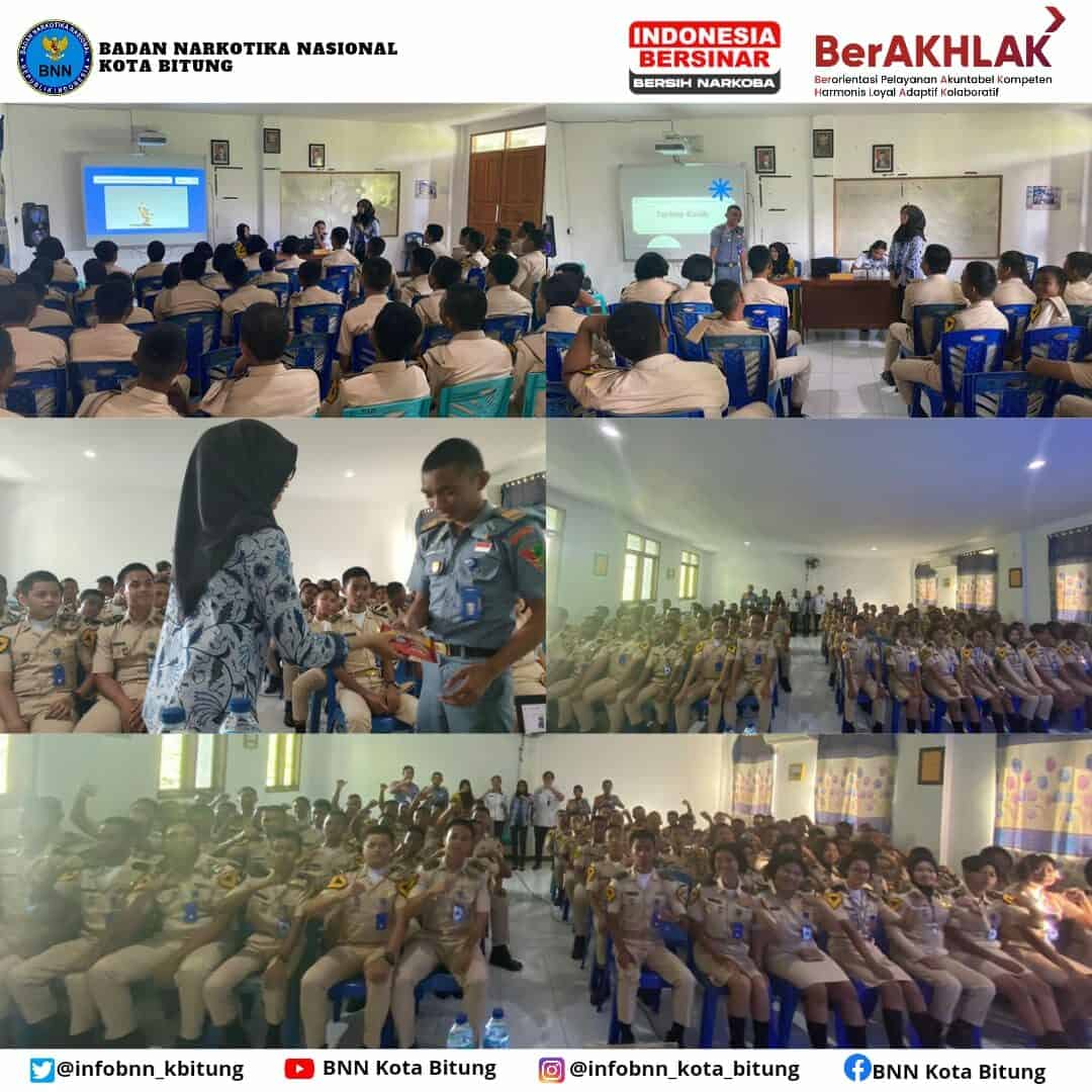 Sosialisasi P4GN Kepada Peserta Pelatihan Dasar Kepemimpinan Taruna di SMKP Pelita Bahari Bitung